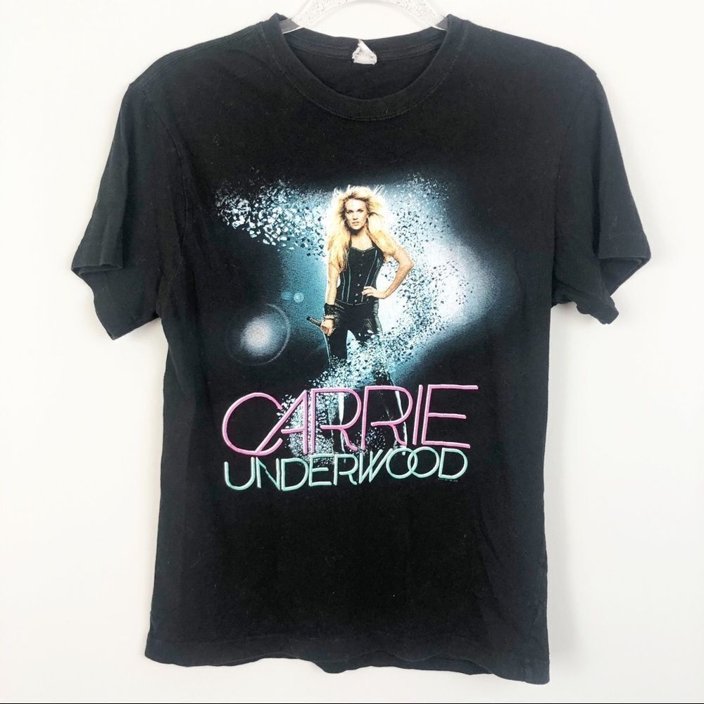 CARRIE UNDERWOOD Blown Away Country Tour Black Short Sleeve Tee Unisex Size M